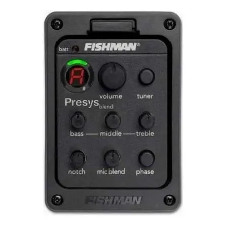 Captador Fishman Presys 301 Violão Microfone Interno + Afinador