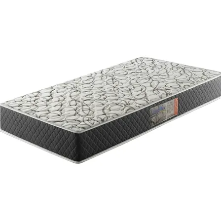 Colchão Solteiro Espuma D33 88x188x14 Ouro Umaflex Cor Cinza/bco