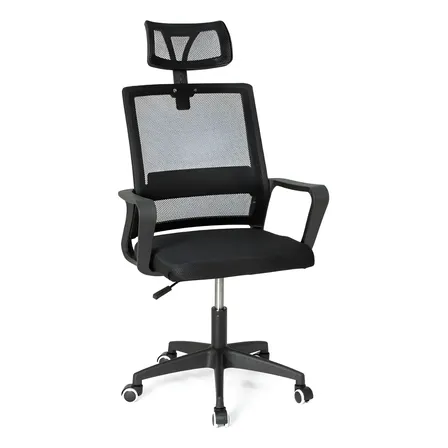 Cadeira De Escritório Executiva Pro Com Altura Ajustável Magazine Decor Cor Preto
