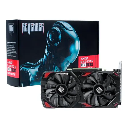 Placa de Vídeo Revenger Radeon RX 500 Séries G-RX580-8G 8GB GDDR5 2048 Núcleos