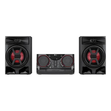 Mini System LG XBOOM 220W RMS, Graves Potentes, Multi Bluetooth, Modo Rádio FM - CK43N