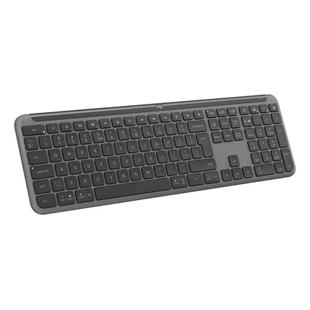 Teclado Sem Fio Logitech Signature Slim K950 Grafite Cinza Escuro Espanhol América Latina