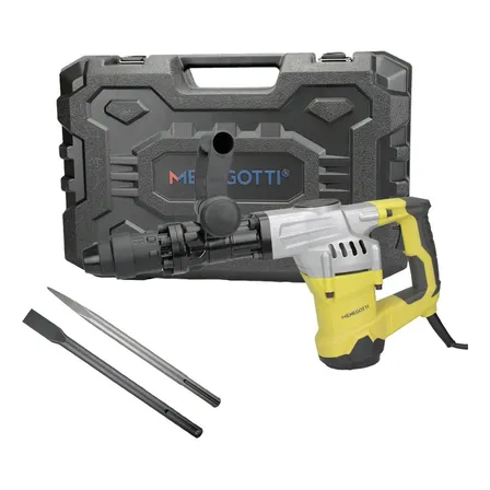 Martelo Rompedor 8kg 15j 1300w Mmr1300 Sds Max Menegotti Cor Amarelo