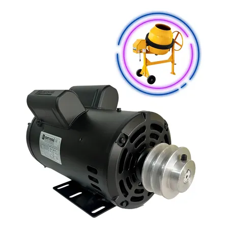 Motor Elétrico Monofásico 2cv 1740rpm Mercosul P/ Betoneira 400l