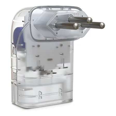 Protetor De Surto Clamper 10a 3 Pinos Lcf Com Dps Transparente