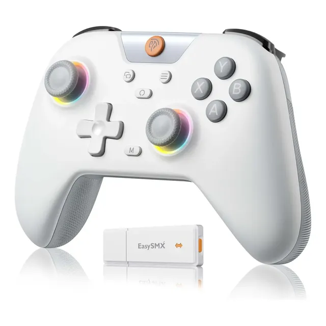 Controlador sem fio Bluetooth e 2.4 Easysmx X05 Branco