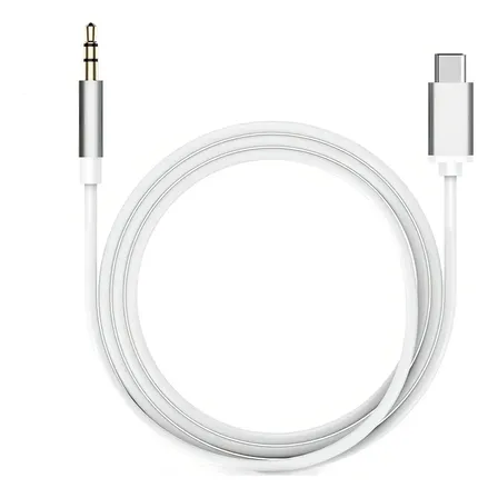 Cabo Auxiliar Tipo C para P2 3.5mm 1m Conexão Android