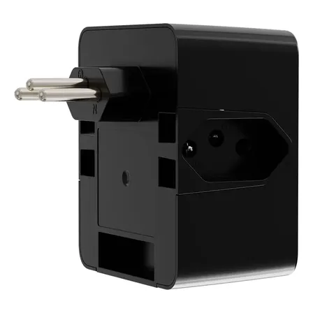 Protetor Elétrico Clamper iCLAMPER Energia 3 Tomadas Preto LCF