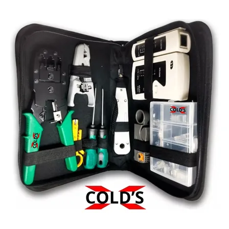 Kit Ferramentas Rede Informática Testador DE CABO Lan ALICATE Crimpar Rj45 DECAPADOR MARCA: XCOLD'S