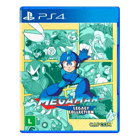 Jogo Mega Man Legacy Collection Ps4 Br Midia Fisica