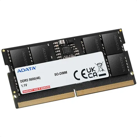 Memória RAM Ddr5 Sodimm Adata 16gb 5600mhz Pc5-44800 1,1 v