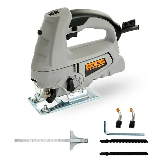 Serra Tico Tico Profissional 710W 3000 OPM Velocidade Variável - Seletor de Avanço - Laser Auxiliar de Corte Pró Euro