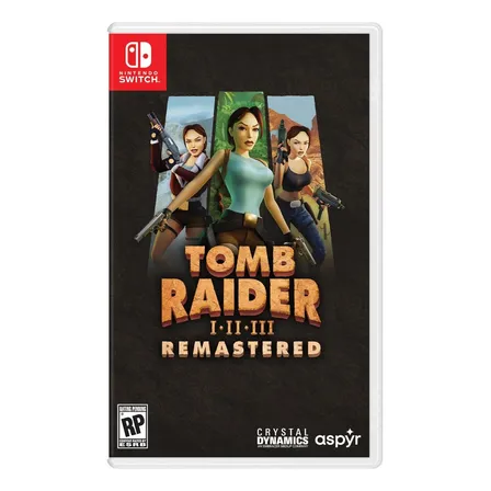 Tomb Raider I-iii Remastered Starring Lara Croft Switch Mídia Física