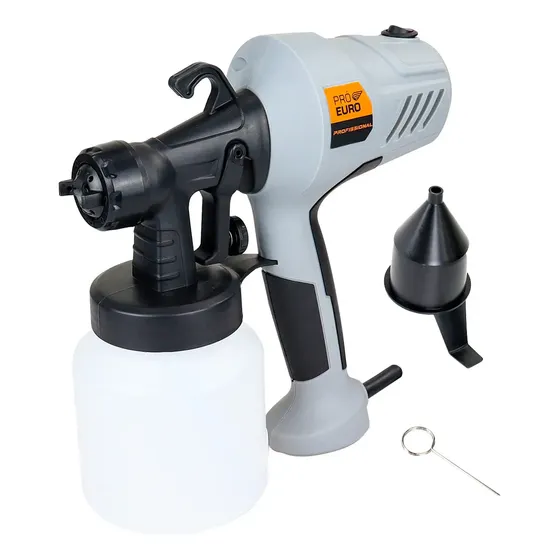 Pulverizador Pistola de Pintura Elétrica HVLP 400W 800ml Profissional Pró Euro