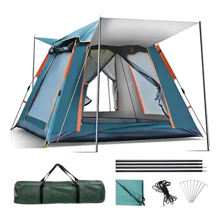 Barraca de acampamento camping grande para 4/5 pessoas Noveve 210x210x145cm