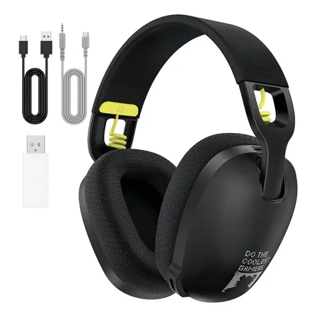 Headset Gamer Sem Fio Onikuma B2 Conexão Usb E Bluetooth Cor Preto