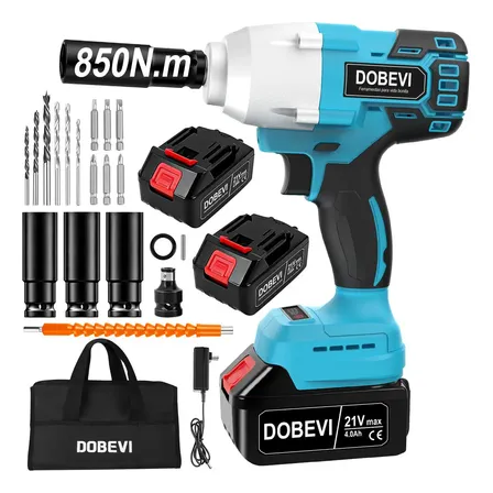 850n.m Chave De Impacto 4.0ah Parafusadera Dobevi Fu-th014 Cor Azul 127/220v