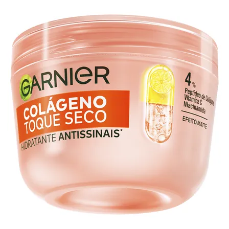 Hidratante Facial Antissinais Com Colágeno, Niacinamida E Vitamina C, Aumenta A Firmeza E Elasticidade Da Pele, 48h De Hidratação, Garnier, 85g Mista Dia/noite