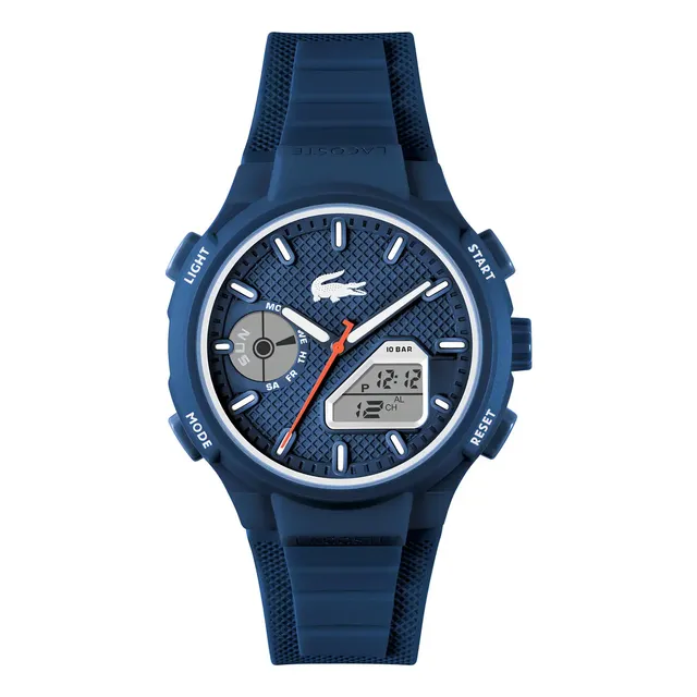 Relógio Lacoste Lc33 Masculino Borracha Azul 2011370