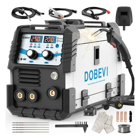 Máquina Solda Inversora Mig+tig+mma 3 Em 1 Dobevi