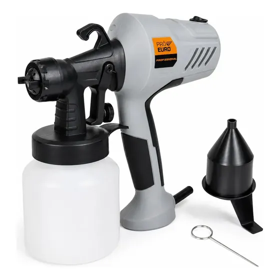 Pistola De Pintura Elétrica 400w Pulverizador Profissional Hvlp 800ml Pró Euro