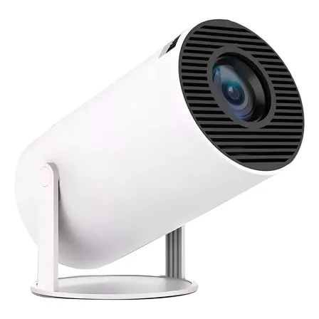 Projetor Hy300 Suporta 4k 1080p Wifi 6 Android 11 Portátil. Cor Branco