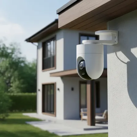 Câmera De Segurança Xiaomi Cw400 Branca 2.5k Wi-fi Cor Branco