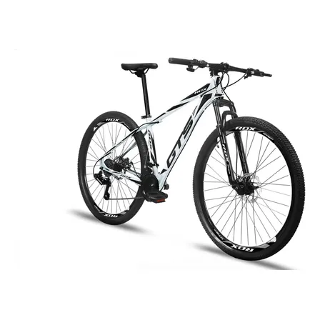 Bicicleta Aro 29 Gts Alumínio Rdx 24v Freio A Disco Cor Branco/preto Tamanho Do Quadro 19