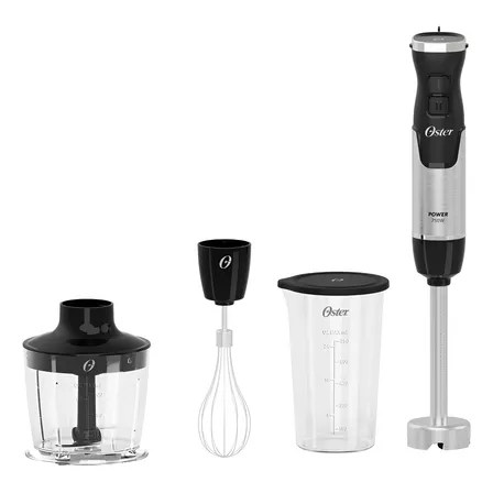 Mixer Power Oster Black Inox 3 Em 1 Prata 127v