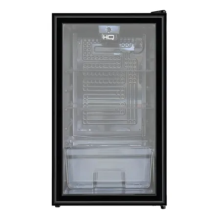 Frigobar Expositor Ical Hq Vidro Duplo 95l Preto 220v