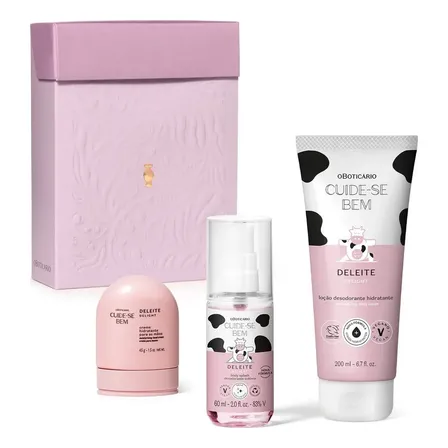 Presente Feminino Kit Cuide-se Bem Deleite O Boticário