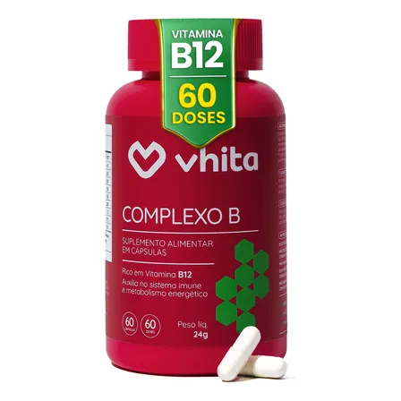 Vitamina B12 Vhita 60 Cápsulas