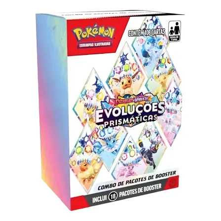 Combo de Booster EV8.5 - Evoluções Prismáticas - Copag