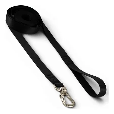 Coleira Guia Longa 10 Metros Para Cães Cachorro Basic Pet Cor Preto Tamanho Grande Adestramento Passeio