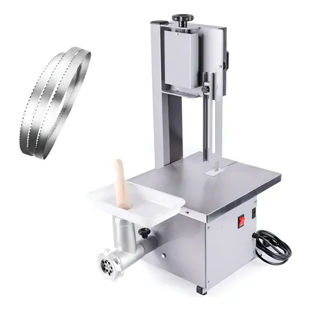 Serra Fita de Bancada Lufiara 1055 em Inox com Moedor e Fita Extra