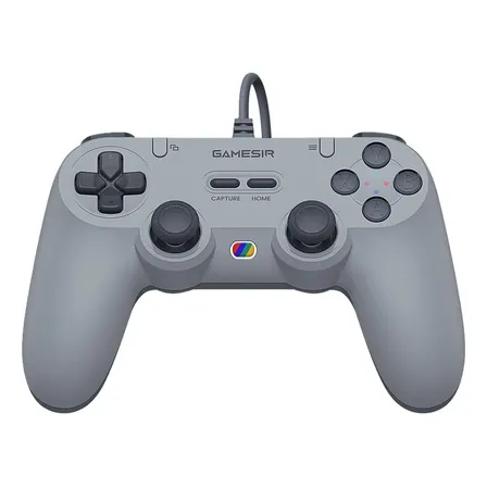 Controle Gamesir Tegenaria T3 Lite Com Fio Para Pc Switch Android Ios Steam Celular Hall Effect Usb Design Ergonômico Cinza
