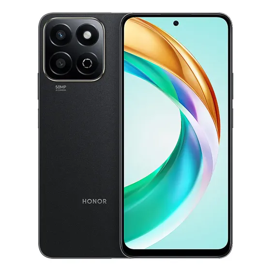 Smartphone Honor X6b 5g 256gb 8gb (4gb Ram + 4gb Turbo) Tela 6,77 120hz Câmera Ultra Nítida 50mp Com Ia Preto
