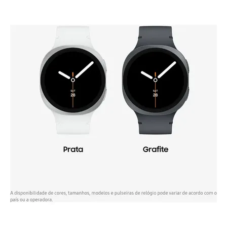 Smartwatch Samsung Galaxy Watch8 LTE de 44mm com Galaxy AI, Grafite