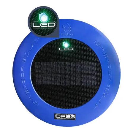 Ionizador Solar Reduz Cloro Piscinas Idp 30 Com Led Iondrop