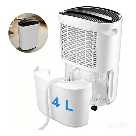 Desumidificador De Ar Compressor Desumidificadores Eletrico Desumidificador Industrial - 20 Litros Por Dia - Ambientes Grandes 0m2-150m2 Função De Purificação De Pr Incluída Yesop