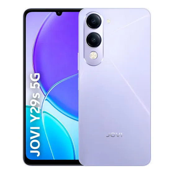 Smartphone Jovi Y29s 5g 256gb, 8+8gb Ram Turbo, Câmera 50mp, Dimensity 6300, Bateria 6000mah, Carregamento 44w - Violeta Cristal