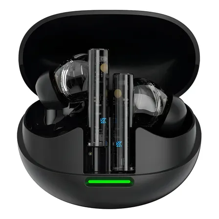 Fones De Ouvido Kz Carol Pro Com Ldac, Anc E Hifi Bluetooth Cor Preto