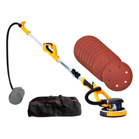 Lixadeira De Parede Girafa Telescopia Mlp750 Led Menegotti Cor Amarelo