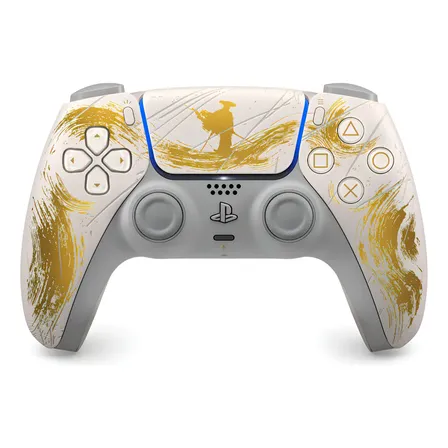 Controle Sem Fio Dualsense Edição Limitada Ouro Ghost Of Yotei Ps5