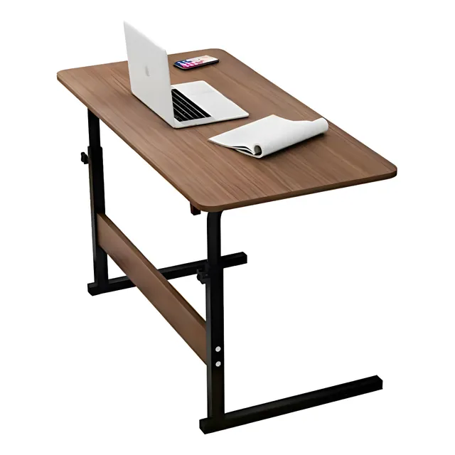 Mesa Escrivaninha Estudo Notebook Para Cama Escritório Marrom-escuro