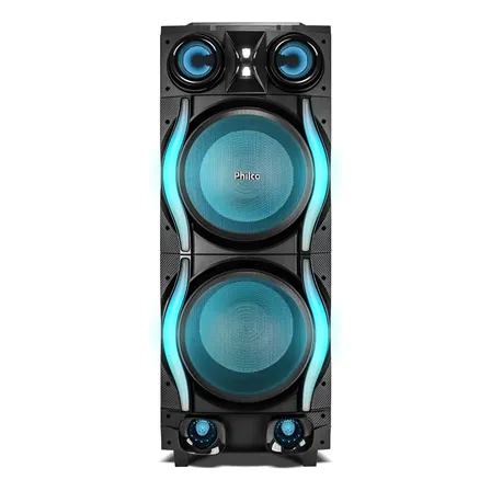 Caixa De Som Amplificada Philco Woofer Duplo 12 Pcxe27000