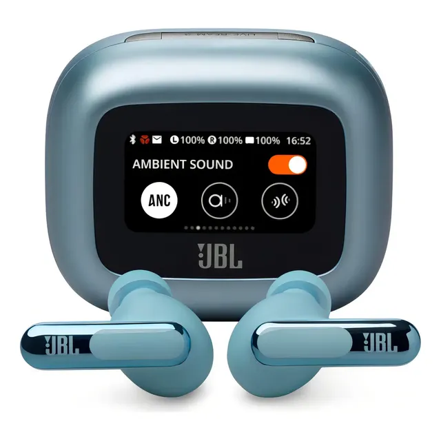 Fone De Ouvido Bluetooth Jbl Live Beam 3 Azul Azul-claro