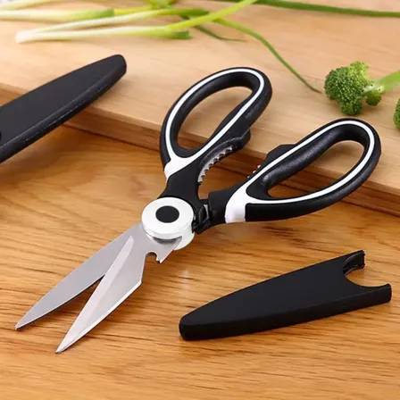 Tesoura Cozinha Multifuncional Para Cortar Frango Carne Peixe Legumes Aço Inoxidável Resistente Tesoura Para Churrasco - Efigen