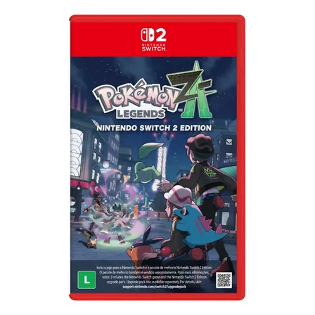 Pokemon Legends Z-a Nintendo Switch 2 Jogo Físico Rpg