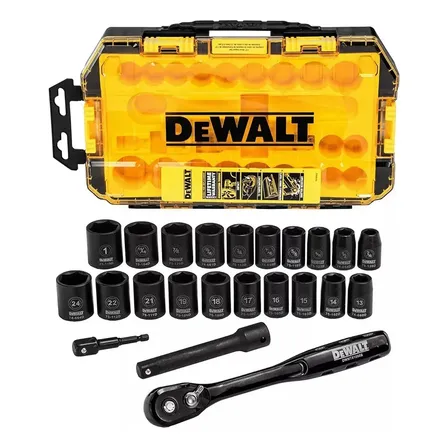 Conjunto de dados Dewalt Dwmt74738 3/8 Impact - e.O. Black